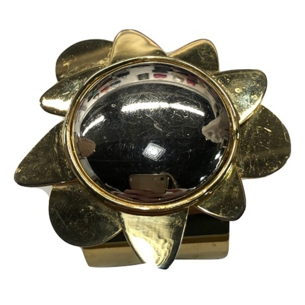 Givenchy Vintage Gold Sun Cuff, Size M